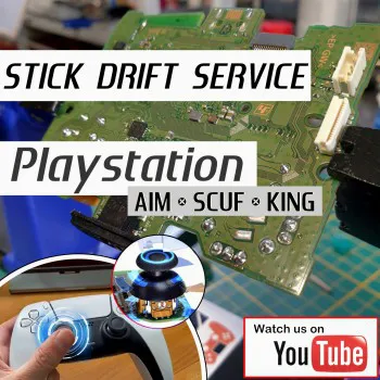 playstation controller reparaturservice analogstick einbau hall effekt tmr sticks